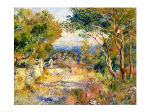 Framed L&#39;Estaque, 1882 Print