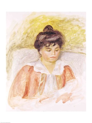 Framed Portrait of Madame Albert Andre Print