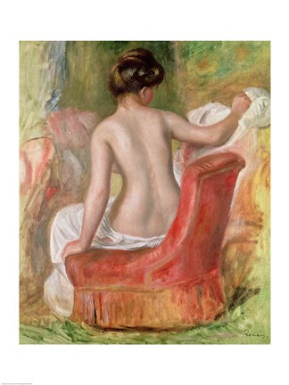 Framed Nude in an Armchair, 1900 Print