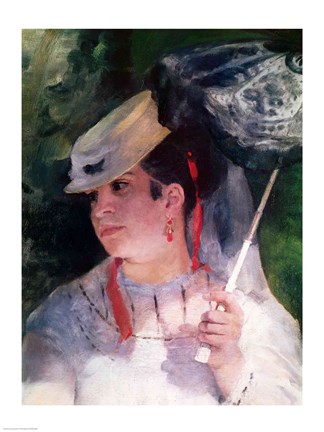 Framed Portrait of Lise, 1867 Print