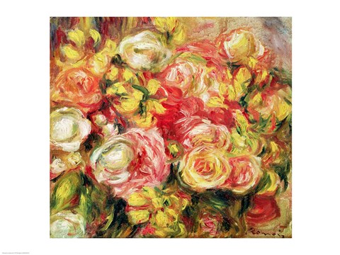 Framed Roses, 1915 Print