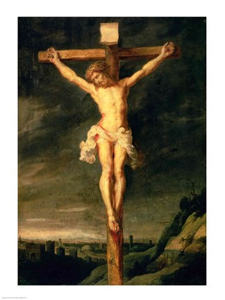 Framed Crucifixion Print