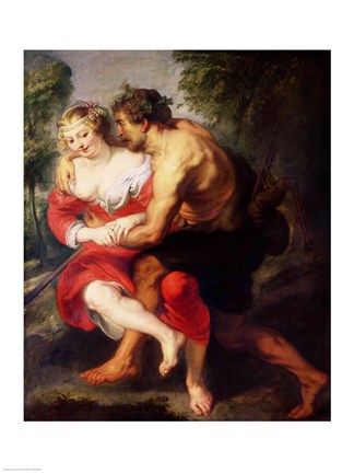 Framed Scene of Love Print