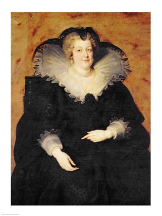 Framed Marie de Medici, 1622 Print