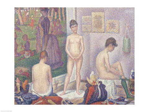 Framed Models, 1888 Print