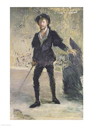 Framed Jean-Baptiste Faure in the Opera 'Hamlet' by Ambroise Thomas Print