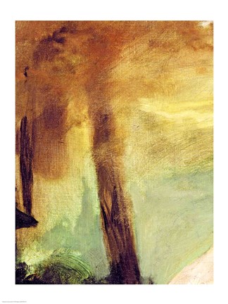 Framed Dejeuner sur l'Herbe, 1863, detail of tree Print