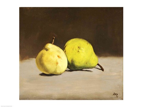 Framed Two Pears, 1864 Print