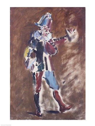 Framed Study for Polichinelle, 1873 Print