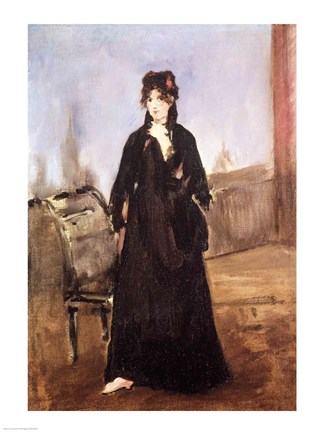 Framed Portrait of Berthe Morisot Print