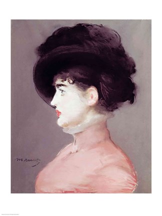 Framed La Viennoise: Portrait of Irma Brunner, c.1880 Print