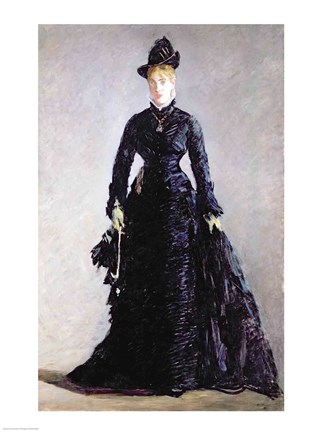 Framed Parisian Lady Print