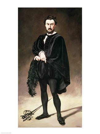 Framed Tragedian Actor Print