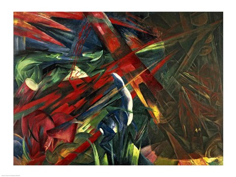 Framed Fate of the Animals, 1913 Print