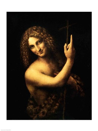 Framed St. John the Baptist, 1513-16 Print