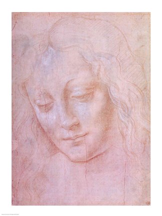 Framed Head of a woman Print