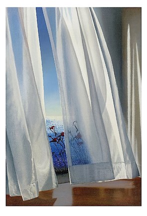 Framed Twilit Lilies Print