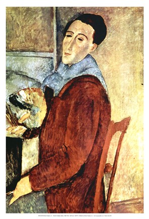 Framed Self Portrait Print