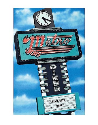 Framed Metro Diner Print