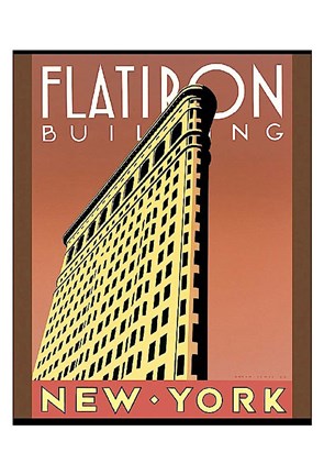 Framed Flatiron Building Print