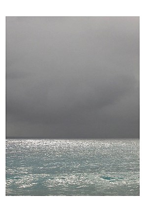 Framed Bleu 6 Print
