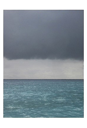 Framed Bleu 8 Print