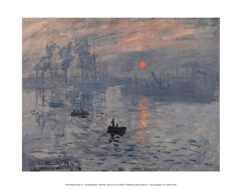 Framed Impression, Sunrise Print