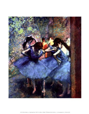 Framed Ballerinas Print