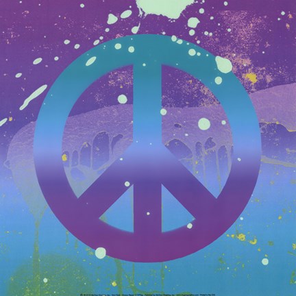 Framed Groovy Peace Print