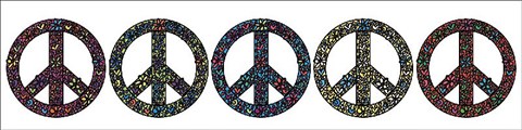 Framed Peace Now! Print