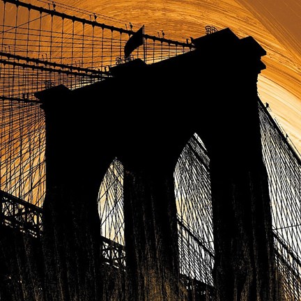 Framed Brooklyn Glow Print