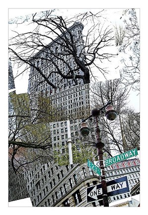 Framed Flatiron Collage Print