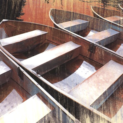 Framed Lakeside Reflections Print