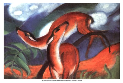 Framed Red Deer II Print