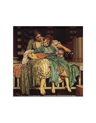 Framed Music Lesson Print