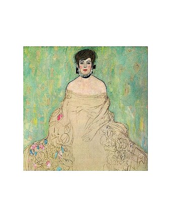 Framed Portrait of Amalie Zuckerkandl (unfinished), 1917-1918 Print