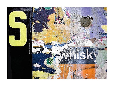 Framed Whisky Layers Print