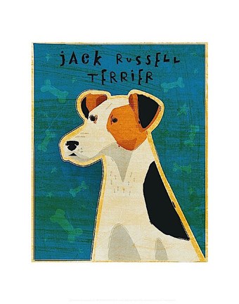 Framed Jack Russell Terrier Print