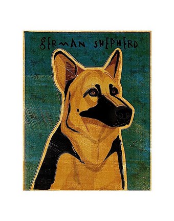 Framed German Shepherd Print