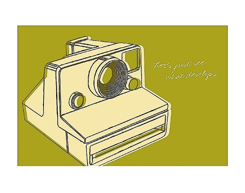 Framed Lunastrella Instant Camera Print