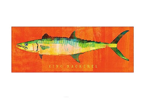 Framed King Mackerel Print