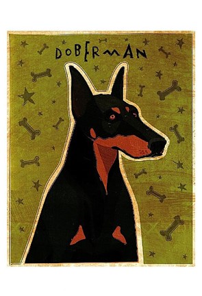Framed Doberman Print
