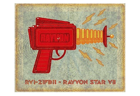 Framed Rayvon Star VII Print