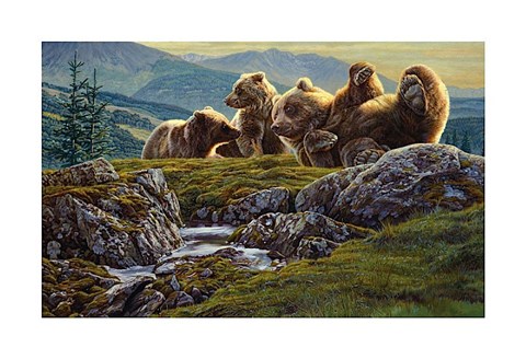 Framed Above the Ridge Print