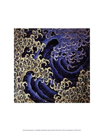 Framed Masculine Wave Print