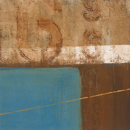 Framed Earth and Sky I Print