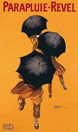 Framed Parapluie Revel Print