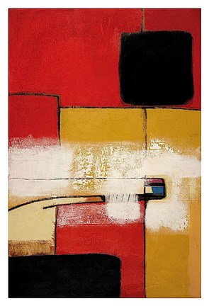 Framed Linear Language I Print