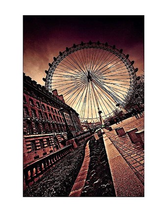 Framed London Eye Print