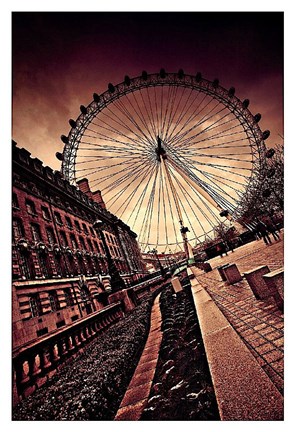 Framed London Eye Print